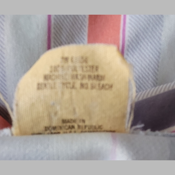 Vintage Just Oscar Striped Blouse Size M - Picture 6 of 6